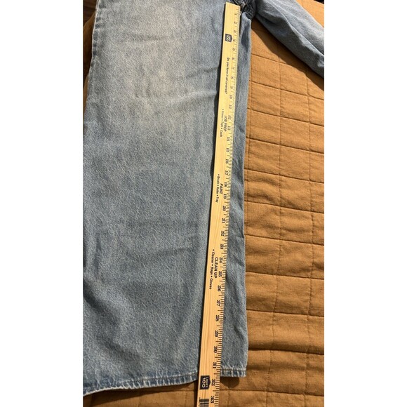 Old Navy Wow Baggy Wide-Leg Jeans Size 14 Tall Light Wash Relaxed - Picture 7 of 11